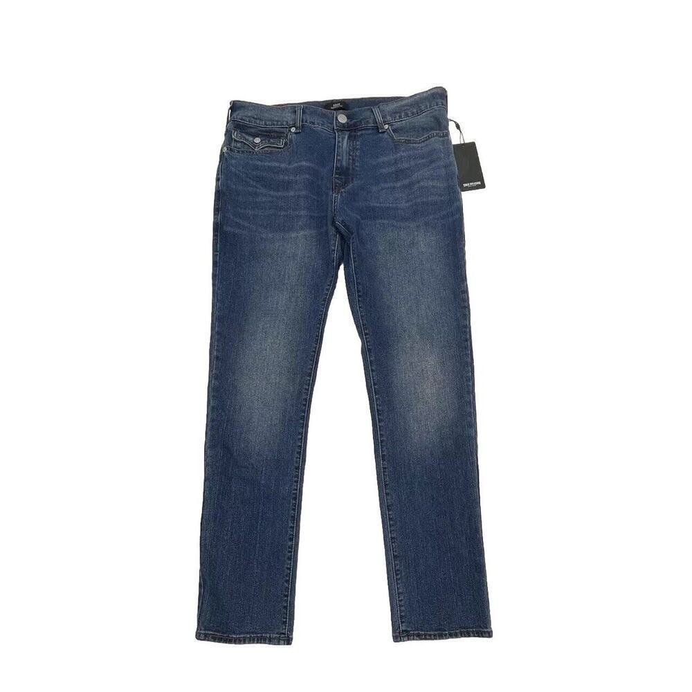 True Religion Rocco Men's Jeans Flap Pockets Relaxed Skinny Size 34x22 (34x31.5)